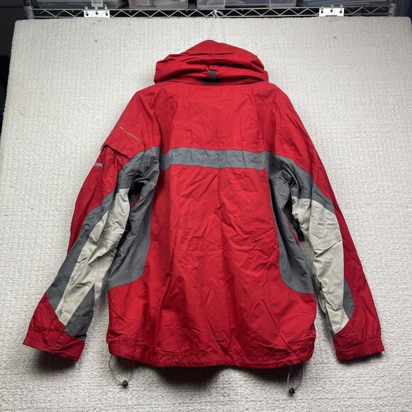VTG Columbia Shell Jacket Mens L Titanium Omni Tech Interchange Waterproof Read - Picture 12 of 16